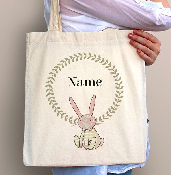 Rabbit Personalised Tote Bag