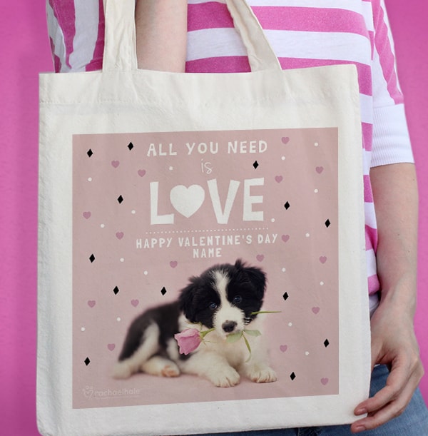 All You Need is Love & a Dog Tote Bag