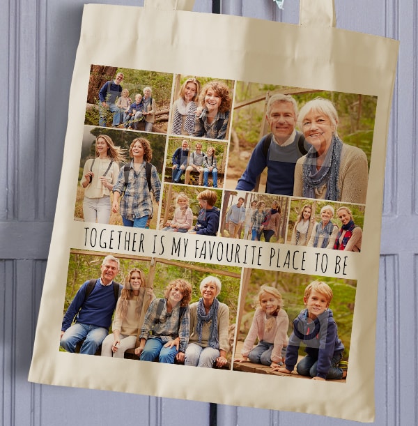 Favourite Place to Be Multi Photo Tote Bag