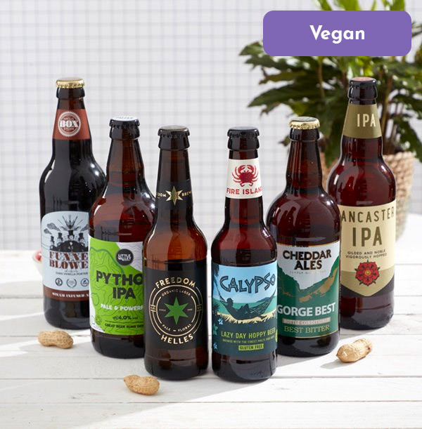 Vegan Beer 6 Pack Funky Pigeon