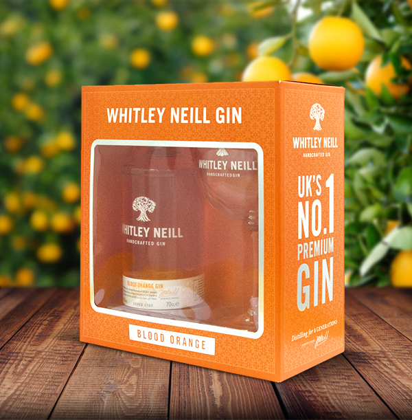 Whitley Neill Blood Orange Gin Gift Pack