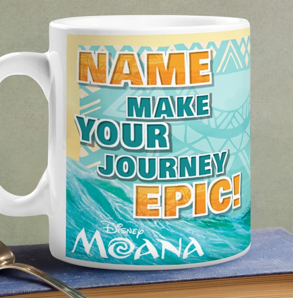 Moana Group Personalised Mug - Epic Journey
