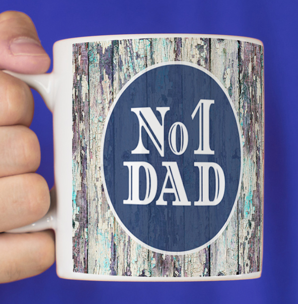No.1 Dad Personalised Mug