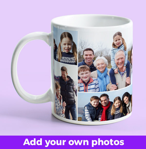 Multi Photo Personalised Mug Funky Pigeon