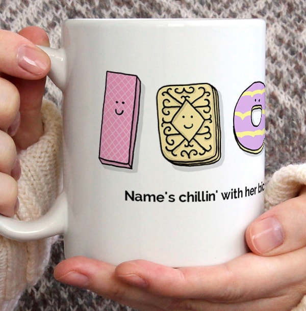 Chillin With Biccies Personalised Mug