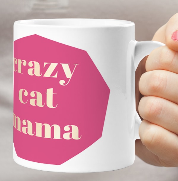 Crazy Cat Mama Photo Mug