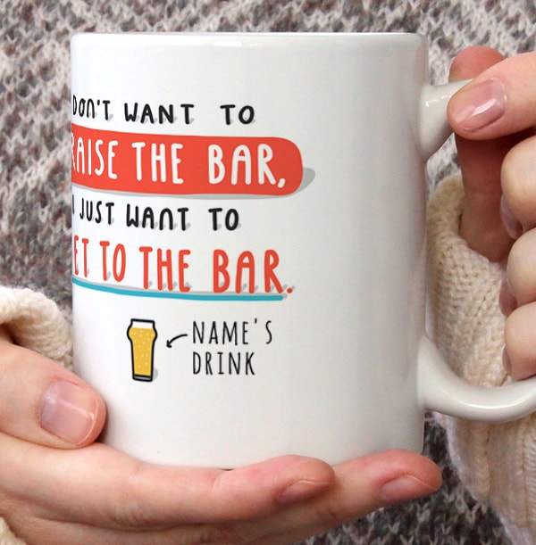 Raise the Bar Personalised Mug