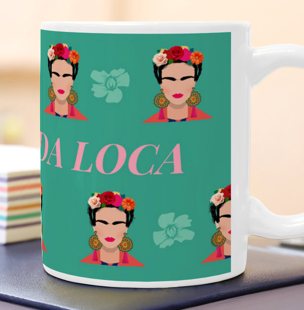 Frida Loca Personalised Mug