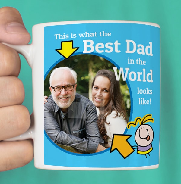 Best Dad in the World 2 Photo Mug - Lemon Squeezy