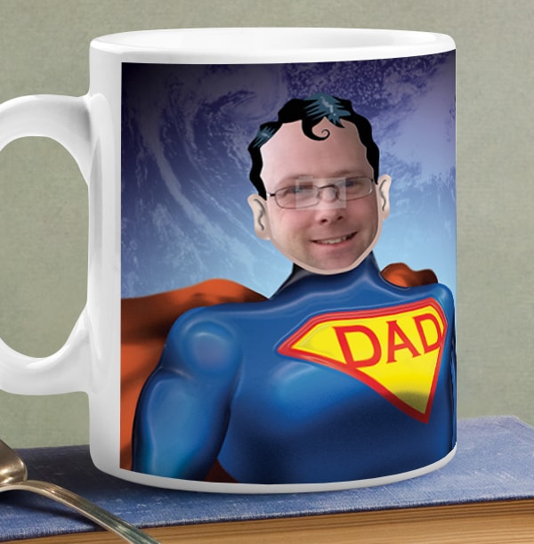Superdad Spoof Personalised Mug