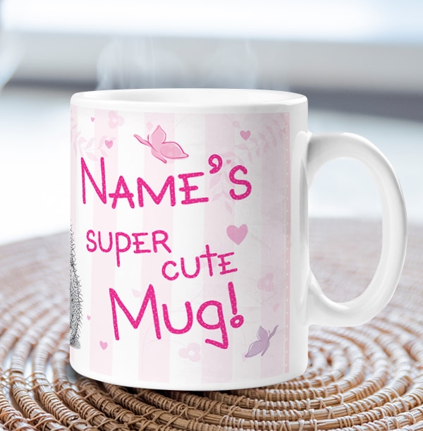 Me To You Personalised Mug - Bear Rose Design