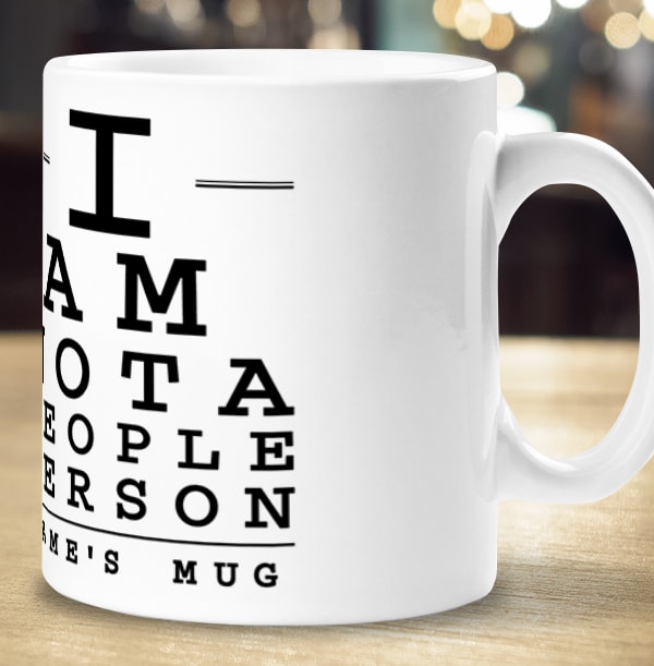 Not A People Person Personalised Mug