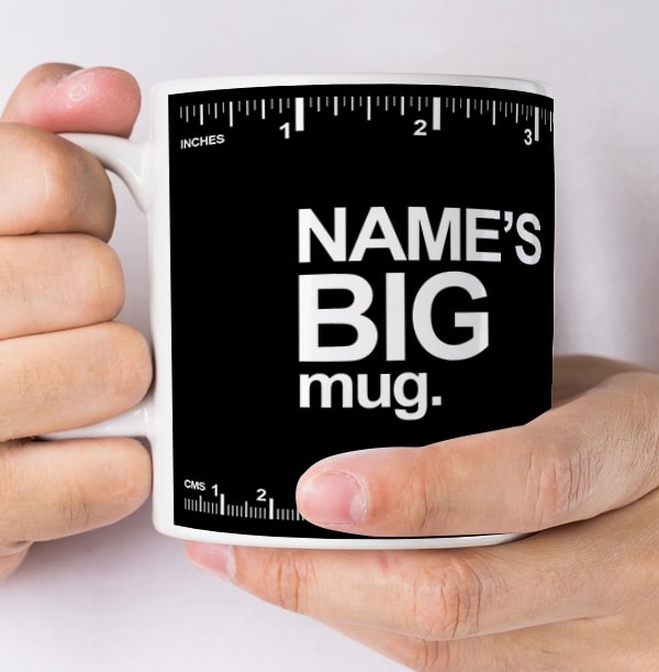 Size Matters Personalised Mug