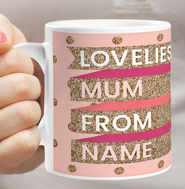 Loveliest Mum Personalised Mug