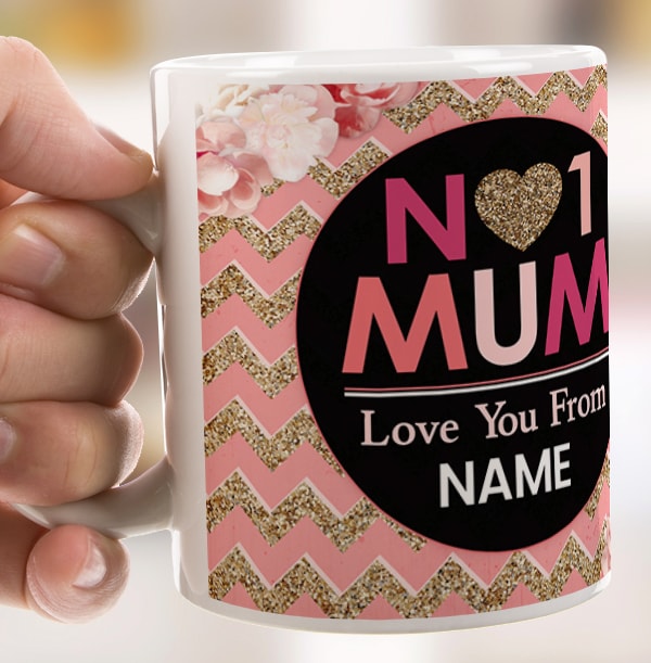No1 Mum Personalised Mug