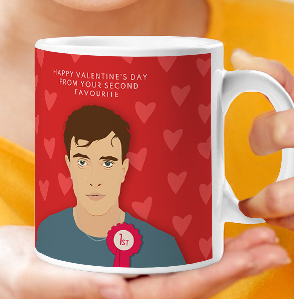 Second Favourite Valentine's Personalised Mug