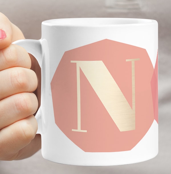 Couple's Initials Personalised Mug