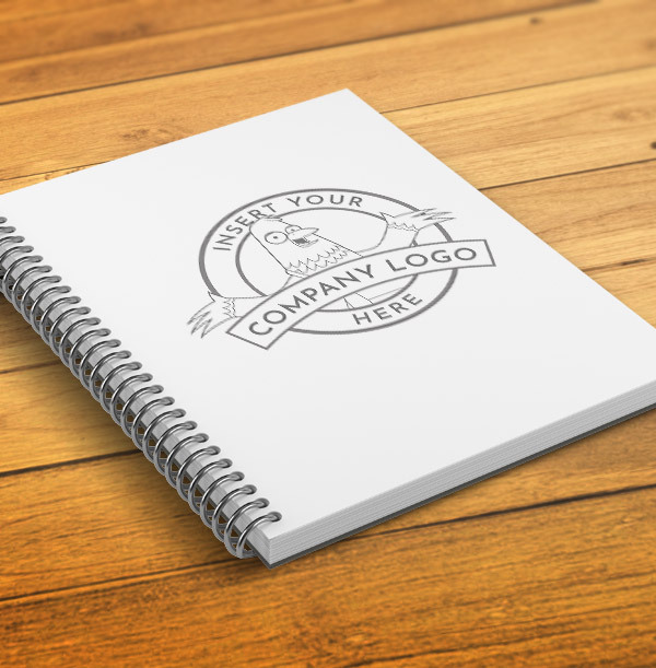 Company Logo Notebook Funky Pigeon