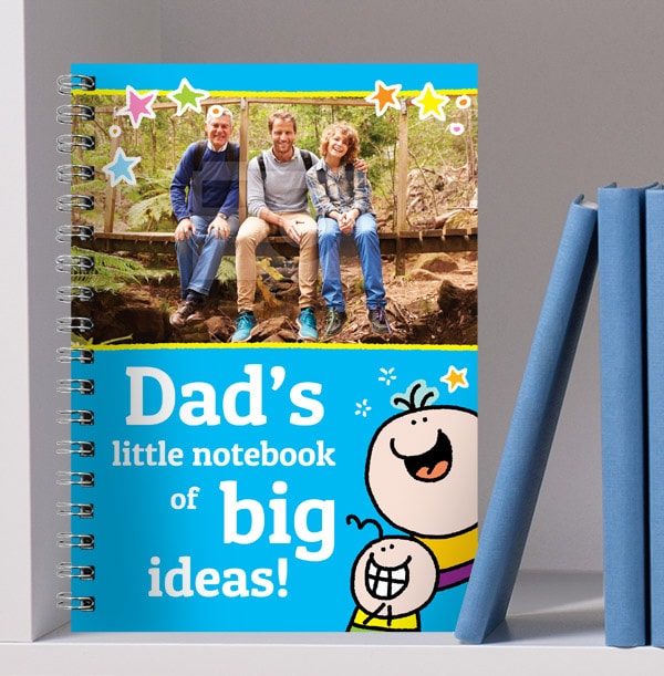 Personalised Dad's Notebook of Big Ideas