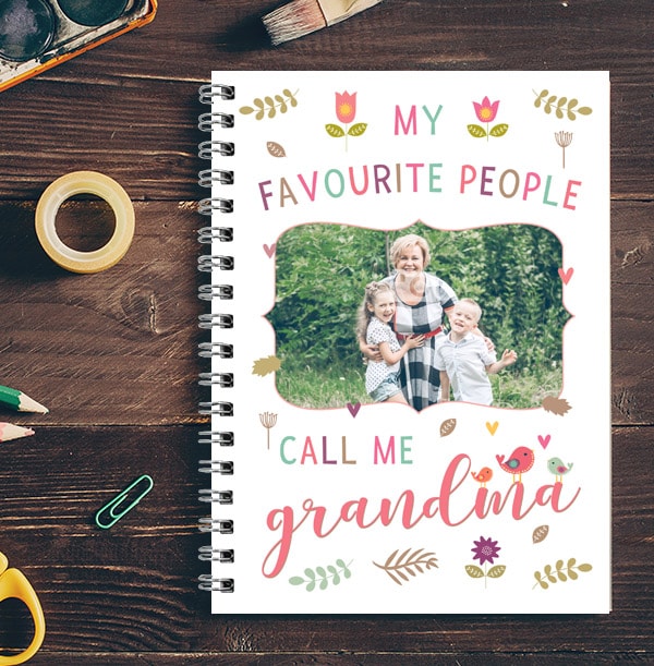 Call Me Grandma Photo Notebook