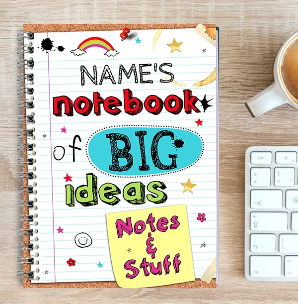 Personalised Big Ideas Notebook