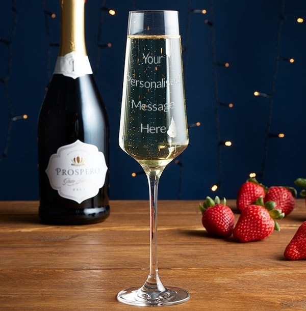 Personalised Champagne Flute Funky Pigeon