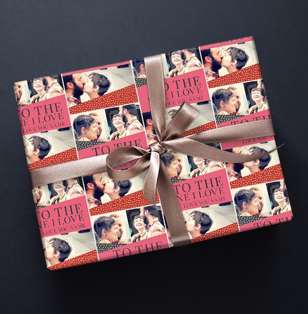 To The One I Love Photo Wrapping Paper