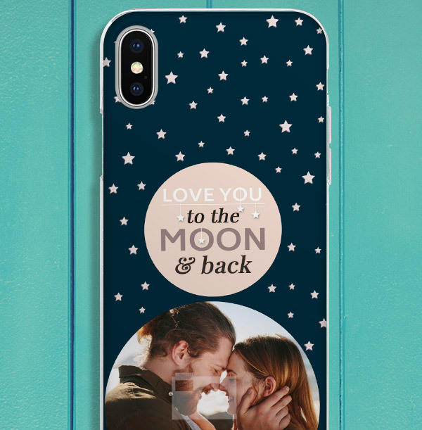 To The Moon & Back Photo iPhone Phone Case