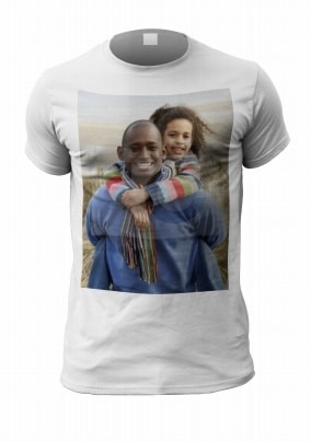 Personalised Dad Full Photo T-Shirt
