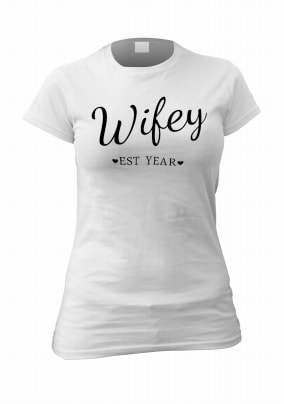 Established Wifey Women's Personalised T-Shirt