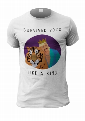 ZDISC 23.11 Survived 2020 Like a King Personalised T-Shirt