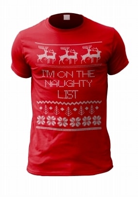 On the Naughty List Personalised T-Shirt