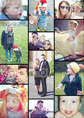 Multi Photo Personalised Poster