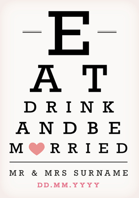 Eat, Drink and be Married Poster