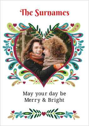 Folklore Merry & Bright Christmas Poster