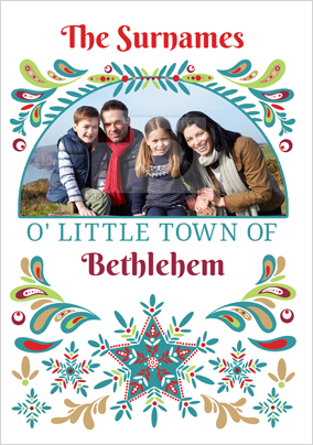 Folklore O' Little Town Christmas Poster